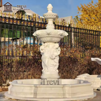 Regalia Lion Court Figurine Marble Fountain