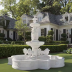 Valente Firenze Three-Tier Marble Fountain