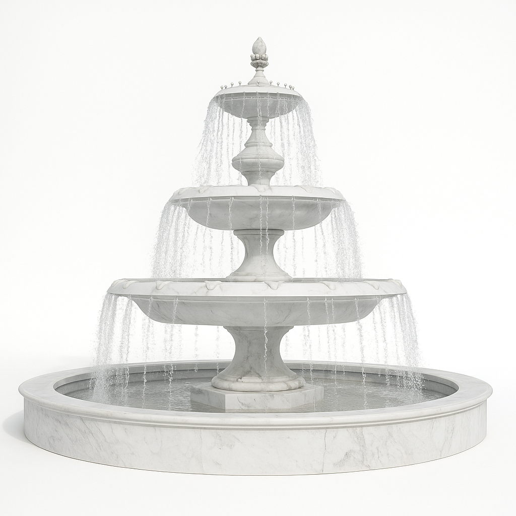 Aurelius Verona Three-Tier Marble Fountain