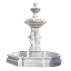 Valente Firenze Three-Tier Marble Fountain